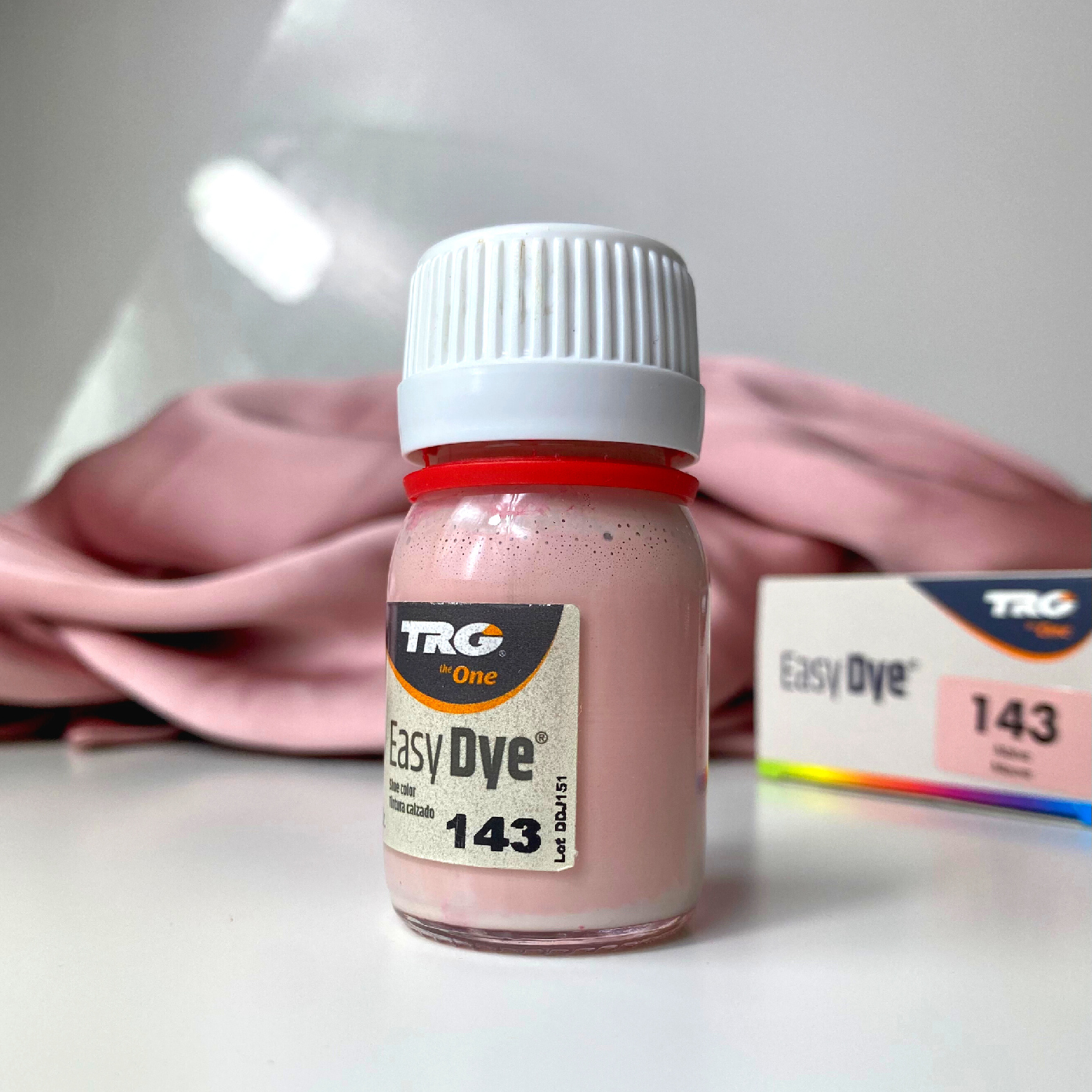 Różowa Farba do skóry Easy Dye TRG the One Mauve 143